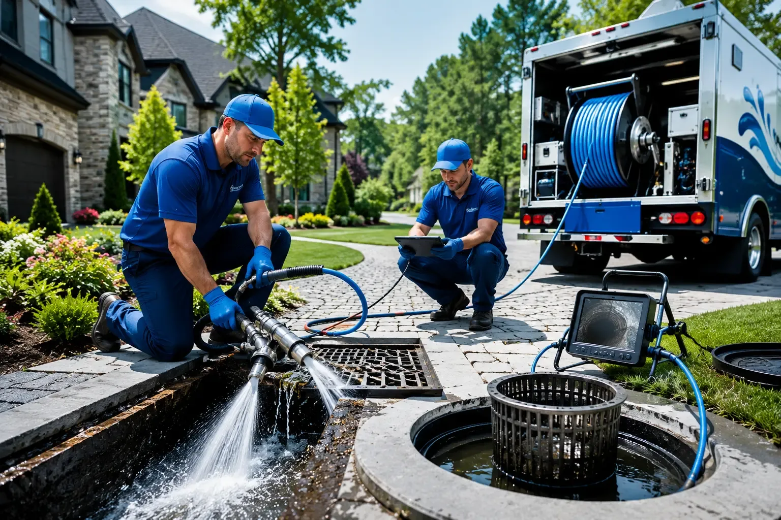 Local outdoor drain cleaning professionals in Versailles, NY