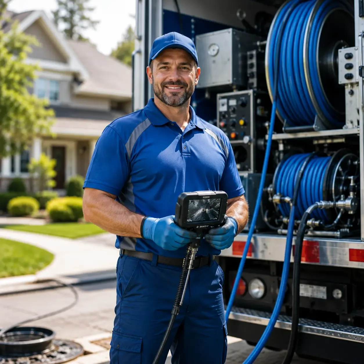 Local outdoor drain cleaning specialists in Versailles, NY